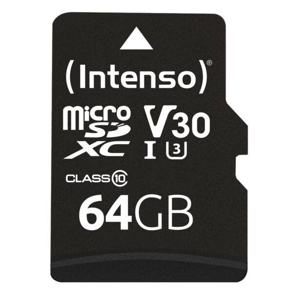Intenso | microSDXC mälukaart 64GB | Class 10 adapteriga | 3433490