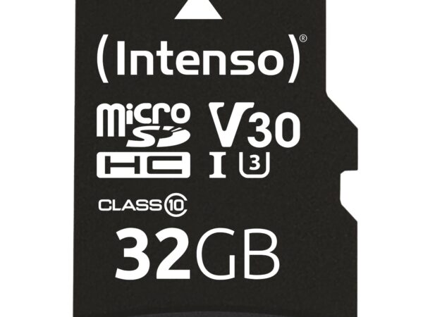 ELKO: 1312249 Intenso | microSDHC mälukaart 32GB | Class 10 adapteriga | 3433480