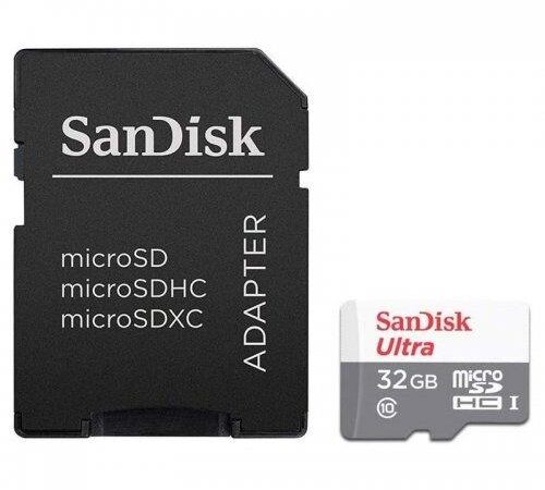SanDisk | microSDHC mälukaart 32GB | UHS-I | SDSQUNR-032G-GN3MA