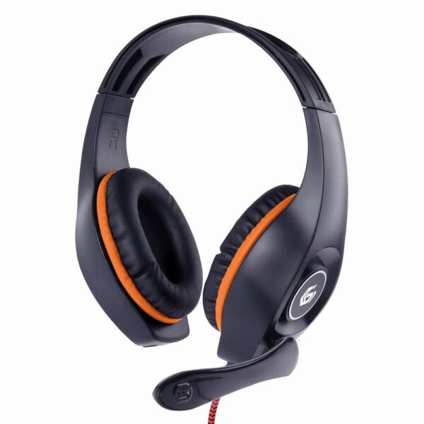 Gembird gaming peakomplekt oranž GHS-05-O