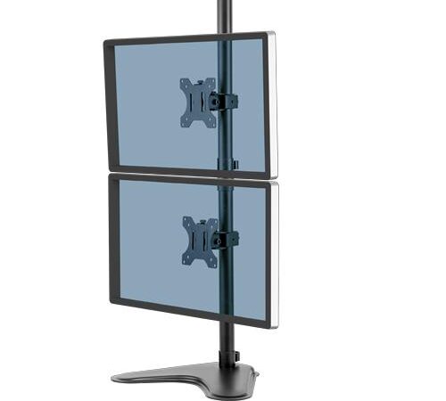 ELKO: 1322960 Fellowes | Professionaalne kahekordne monitorihoob | 8044001 | Must