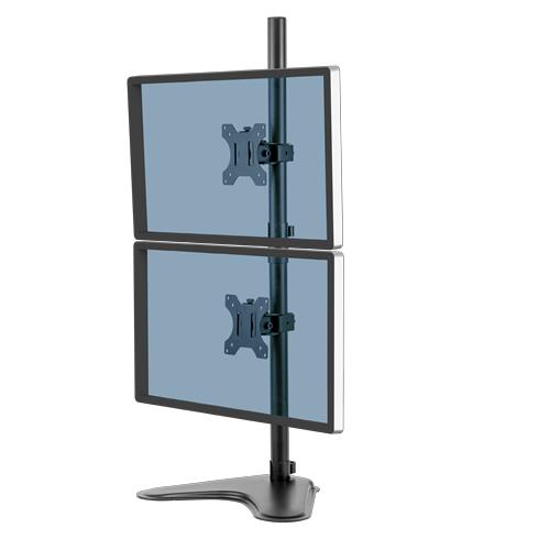Fellowes | Professionaalne kahekordne monitorihoob | 8044001 | Must