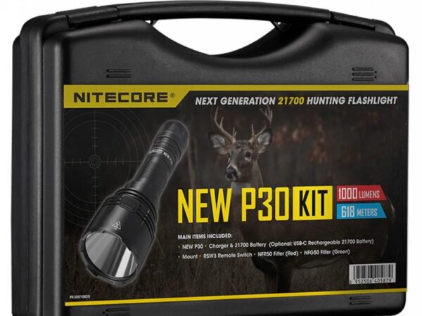 Nitecore P30 Hunting Kit 1000 luumenit taskulamp