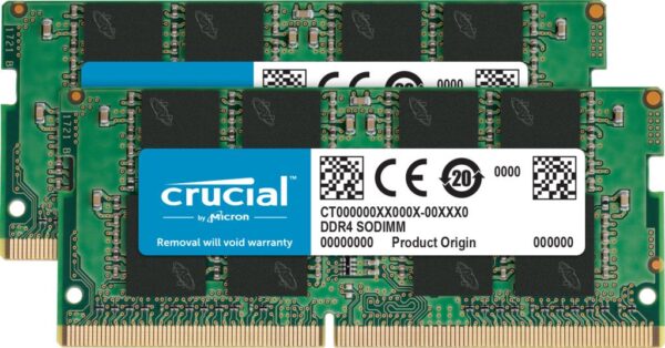 Crucial 16gb ddr4 sodimm 3200mhz ram kit CT2K8G4SFRA32A