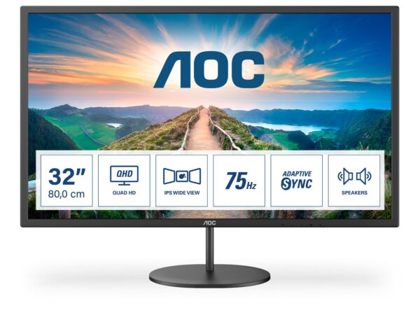 ELKO: 1337698 AOC Q32V4 31,5” QHD IPS Monitor