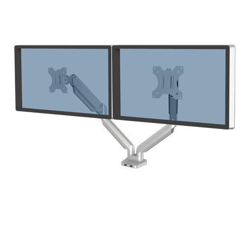 Fellowes | Kahekordne monitorihoob | 8056501 | Hõbedane