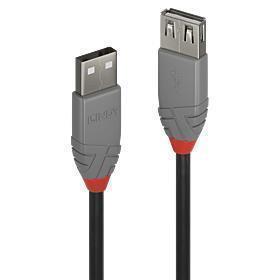 Lindy | USB2 Type-A kaabel 5m | Anthra | 36705