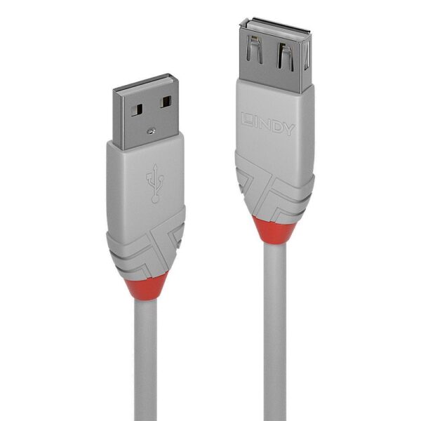 Lindy | USB2 Type-A kaabel 2m | Anthra | 36713