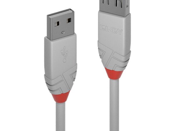 Lindy | USB2 Type-A kaabel 3m | Anthra | 36714