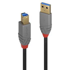 ELKO: 1350287 Lindy | USB3.2 A-B kaabel 1m | Anthra | 36741