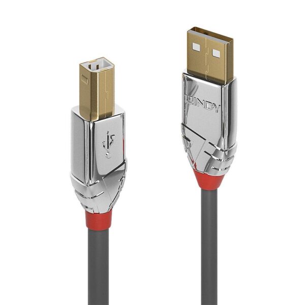 Lindy | USB2 A-B kaabel | 36643 | 3m | Cromo