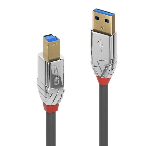 Lindy | USB3.2 A-B kaabel 1m | Cromo | 36661