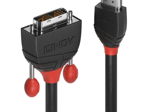ELKO: 1350359 Lindy HDMI-DVI kaabel 2m must 36272