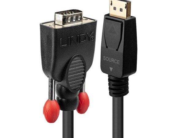 Lindy DisplayPort to VGA kaabel 2m must 41942