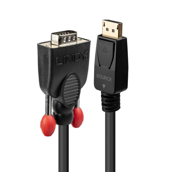 Lindy DisplayPort to VGA kaabel 2m must 41942