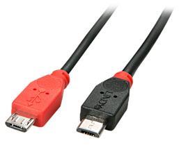 Lindy | USB2 Micro-B OTG kaabel 0.5m | 31758
