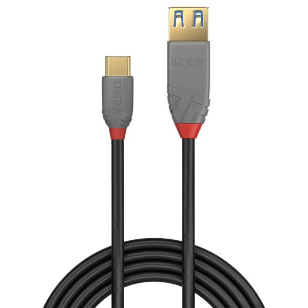 Lindy | USB3.2 C-A adapterkaabel 0.15m | Anthra | 36895
