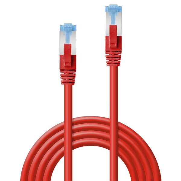 Lindy CAT6A kaabel S/FTP 1m punane