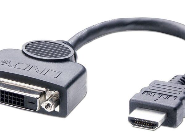 Lindy DVI HDMI adapter kaabel