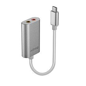 Lindy USB-C to audio konverter 42711