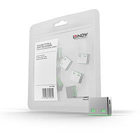 Lindy USB-pordi lukustid 10 tk roheline 40461