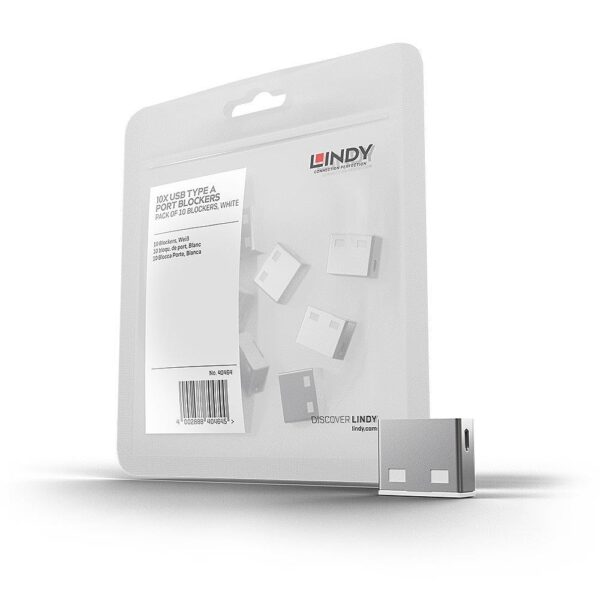 ELKO: 1351306 Lindy USB-pordi lukustid 10 tk valge 40464