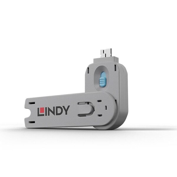 Lindy USB port blocker key sinine 40622
