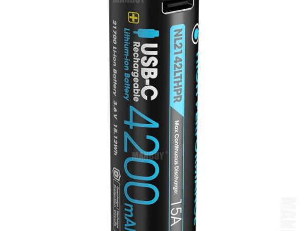 ELKO: 1353628 Nitecore 21700 aku 4200mAh USB-C NL2142LTHPR