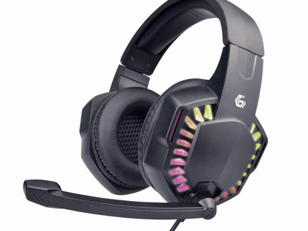 Gembird mänguripeakomplekt GHS-06 must
