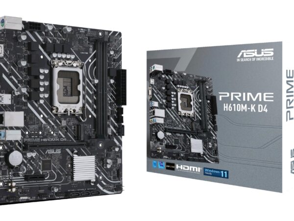ELKO: 1358850 ASUS emaplaat Prime H610M-K D4 DDR4 LGA1700 Micro-ATX