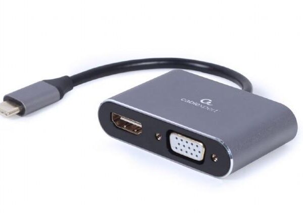 Gembird USB-C HDMI VGA adapter