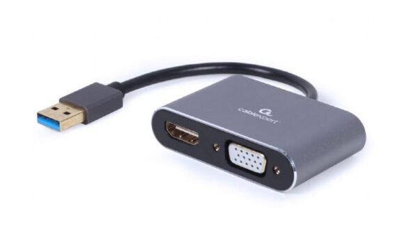 Gembird USB3 to HDMI/VGA adapter hall A-USB3-HDMIVGA-01