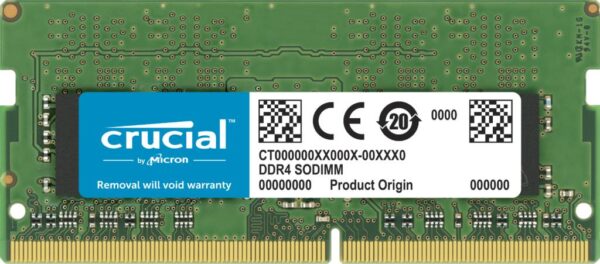 Crucial 64GB DDR4 3200MHz SO-DIMM RAM Kit (2x32GB)
