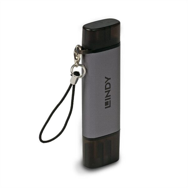 Lindy USB 3.2 mälukaardilugeja USB-C ja USB-A 43335