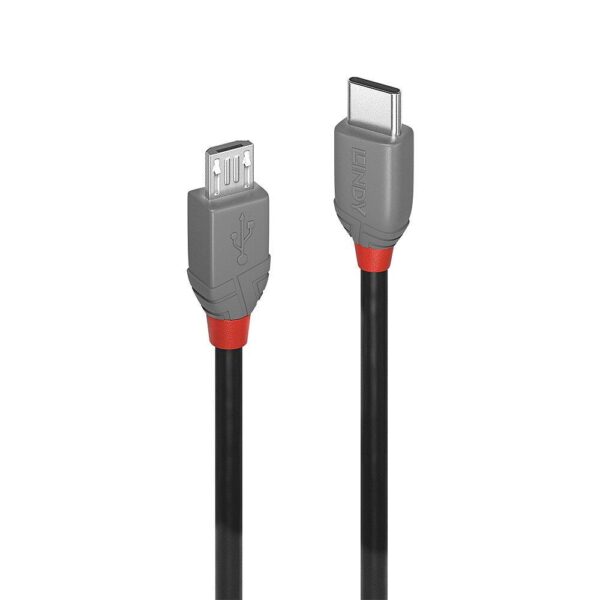 Lindy | USB2 A to Micro-B kaabel | 36893 | 3m | Anthra