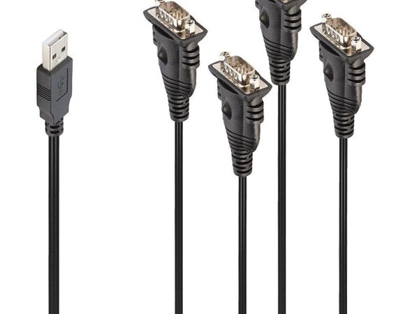 Lindy USB to serial konverter 4-port 42675