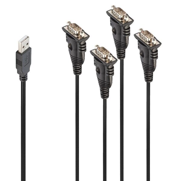 Lindy USB to serial konverter 4-port 42675