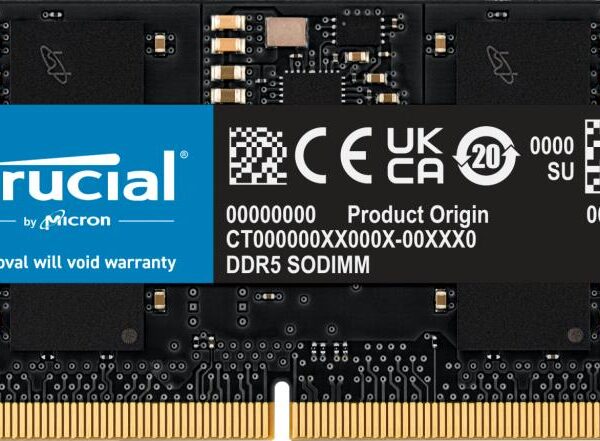 ELKO: 1371635 Crucial 16GB DDR5-4800 SO-DIMM sülearvuti mälu