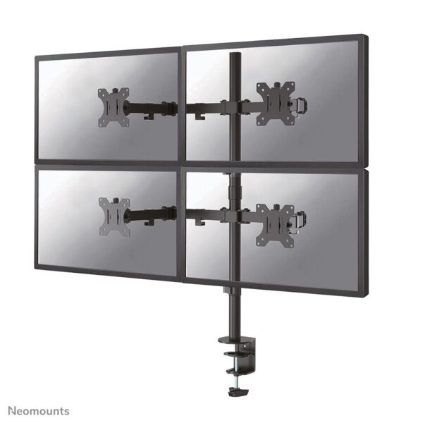 Neomounts | Neljakordne lauakinnitus | FPMA-D550D4BLACK | 13-32" | Must