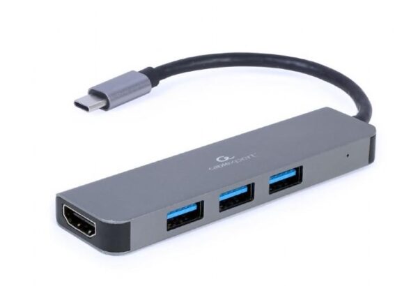 Gembird USB-C adapter HDMI/USB3 2in1 A-CM-COMBO2-01