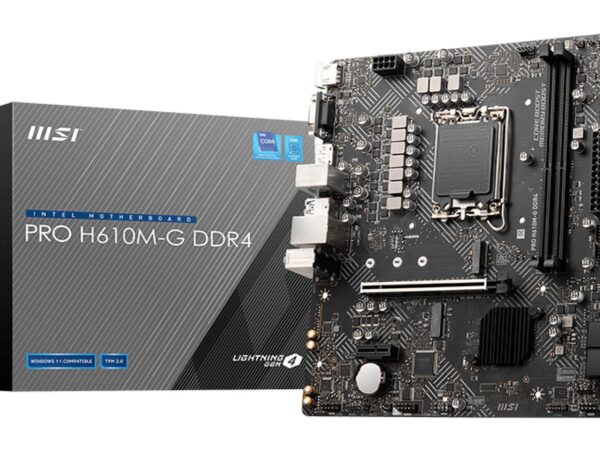ELKO: 1378060 MSI emaplaat Pro H610M-G DDR4 LGA1700 Micro-ATX