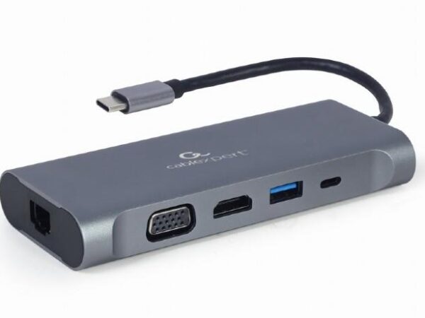 Gembird USB-C adapter HDMI/USB3 7in1 A-CM-COMBO7-01