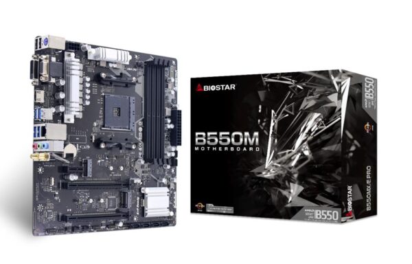 Biostar emaplaat B550MX/E Pro DDR4 AM4 Micro-ATX