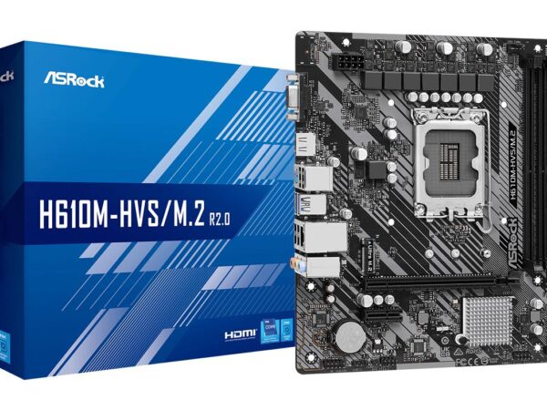 ELKO: 1384767 ASRock emaplaat H610M-HVS/M.2 R2.0 DDR4 LGA1700 Micro-ATX