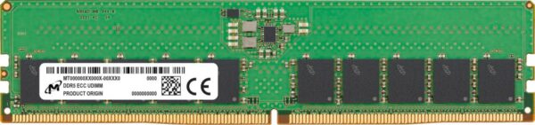 Serverimälu Micron 16GB DDR5 ECC UDIMM 4800MHz
