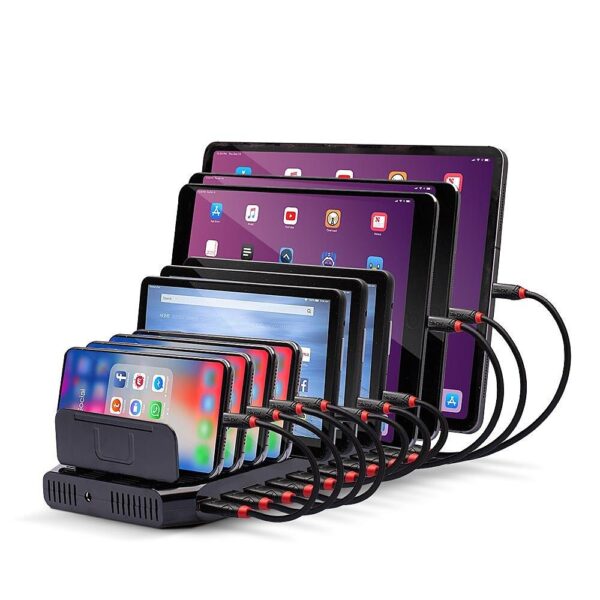 USB laadimisjaam Lindy 10-port