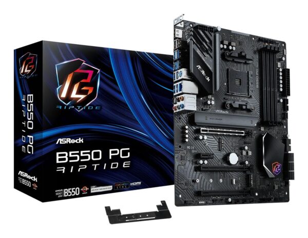 ELKO: 1386722 Asrock B550 PG Riptide am4 ddr4 emaplaat