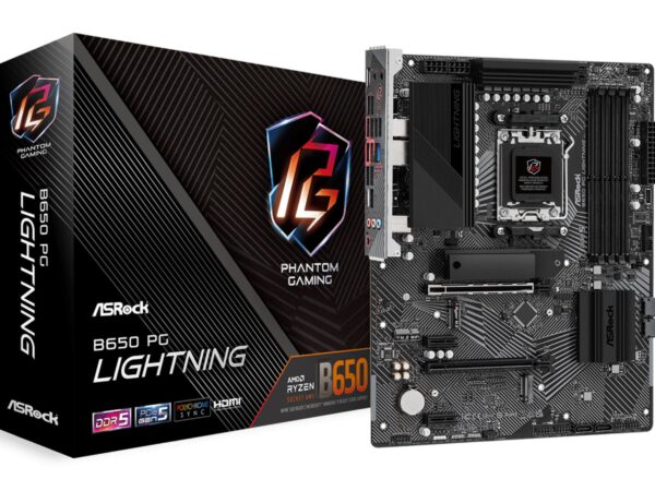 ELKO: 1386732 Asrock B650 PG Lightning am5 ddr5 atx emaplaat