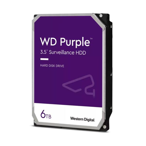 Western Digital Purple 6TB videovalve kõvaketas