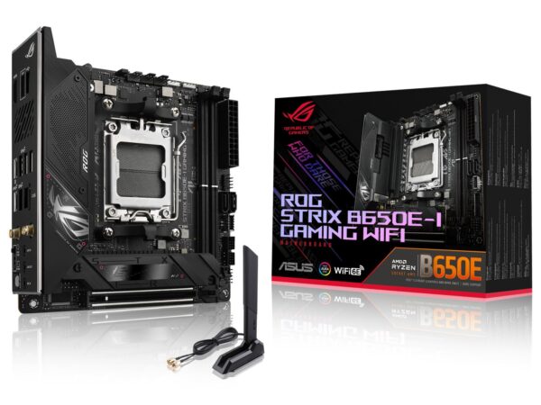 ELKO: 1388153 ASUS ROG Strix B650E-I Gaming WiFi Mini-ITX emaplaat